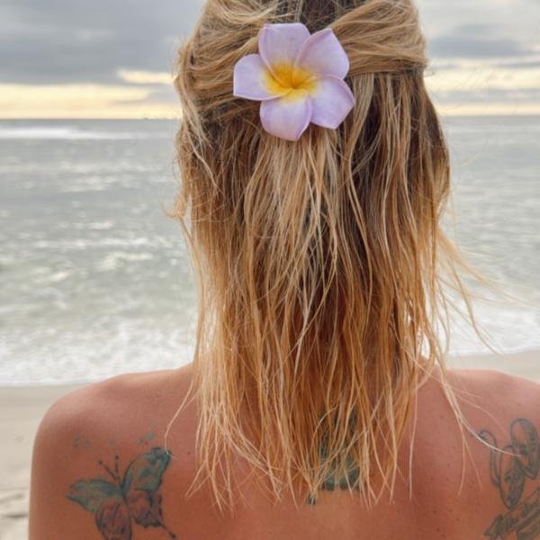 EnLazame Clip Plumeria Lila