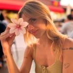 Peineta Plumeria Rubra