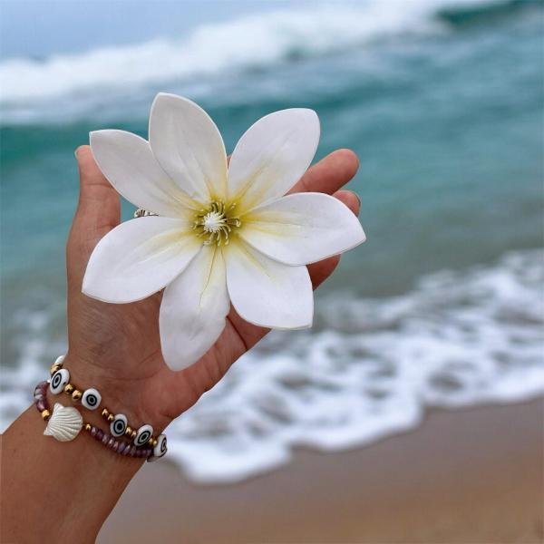 Peineta Plumeria Rubra