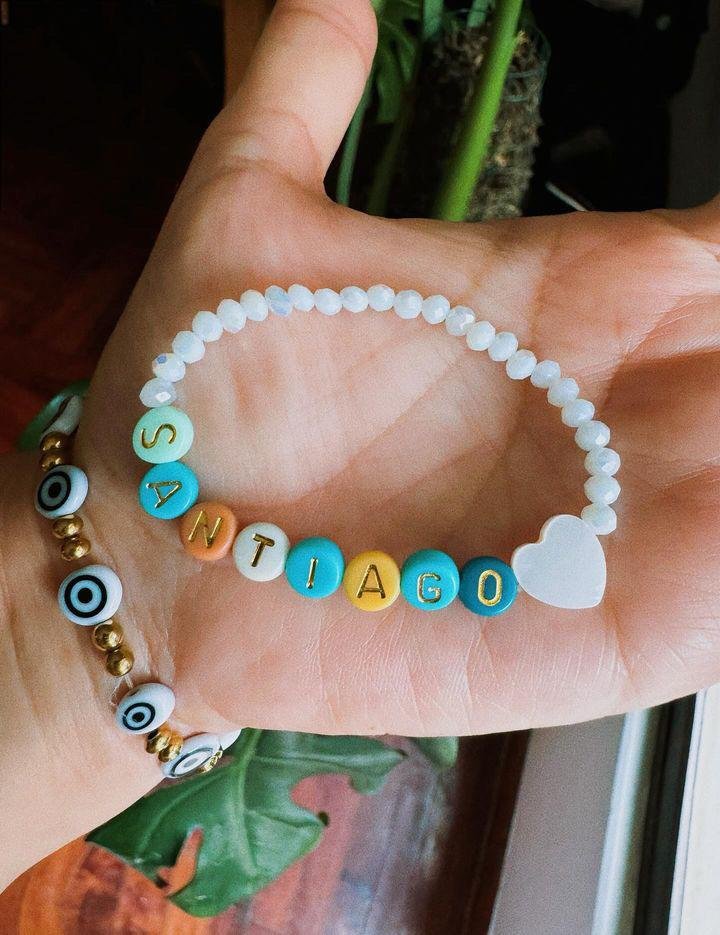 EnLazame Pulsera Personalizada +letras vintage